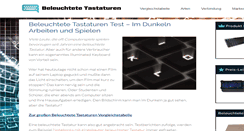 Desktop Screenshot of beleuchtete-tastatur.com